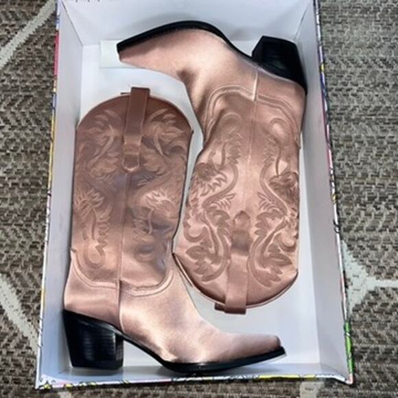 Jeffrey Campbell x Free People Dagget Boot Muave Pink Sz 7.5 - Picture 4 of 11